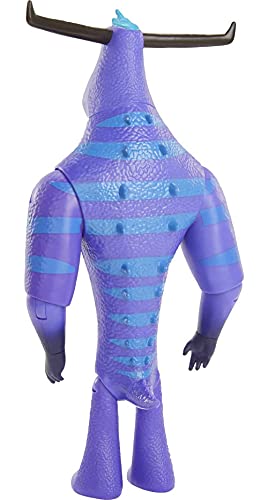 Mattel Pixar Monsters At Work Tylor Tuskmon Action Figure, Collectible Disney Plus Character Toy, 7.9-In Tall Highly Posable With Authentic Detail, K Gift Ages 3 Years & Older (Gxk87) #TOP4