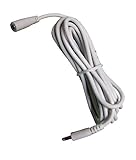 Foscam Wifi IP Camera Extension Cable 6.6 Feet- White Power Adapter 12V works for Foscam FI9828W , FI9805W , FI8919W , FI9804W, FI9805W FI9903P FI9803P FI9851P FI9853EP