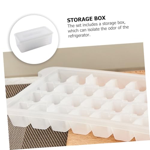 Molde cuadrado transparente para cubitos de hielo con tapa miniatura 4