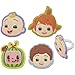 CoComelon Playtime Rings | 24 Cupcake Toppers Featuring JJ, YoYo & TomTom | DecoPac CoComelon Cake Decorations, Food Safe & Ready To Use - 24 Pack