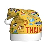 Regalo: el mapa de Tailandia con iconos de Navidad es el regalo perfecto para familiares y amigos para Halloween, Navidad, reuniones familiares, fiesta de Año Nuevo, celebraciones de vacaciones y mucho más.