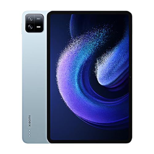 Xiaomi Pad 6 Tablet, 27,9 cm (11 Zoll), 2,8 K, 144 Hz, Snapdragon 870 Octa-Core, 3,2 GHz, Akku, 8600 mAh, 33 W, Schnellladung (8 GB RAM, 128 GB ROM, Blau)