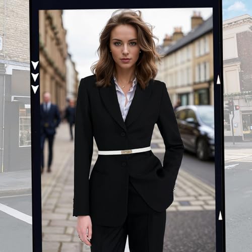 Women Skinny Leather Belt Solid Color Adjustable Thin Belt Alloy Turn Lock Buckle For Jeans Dresses Coats，White2