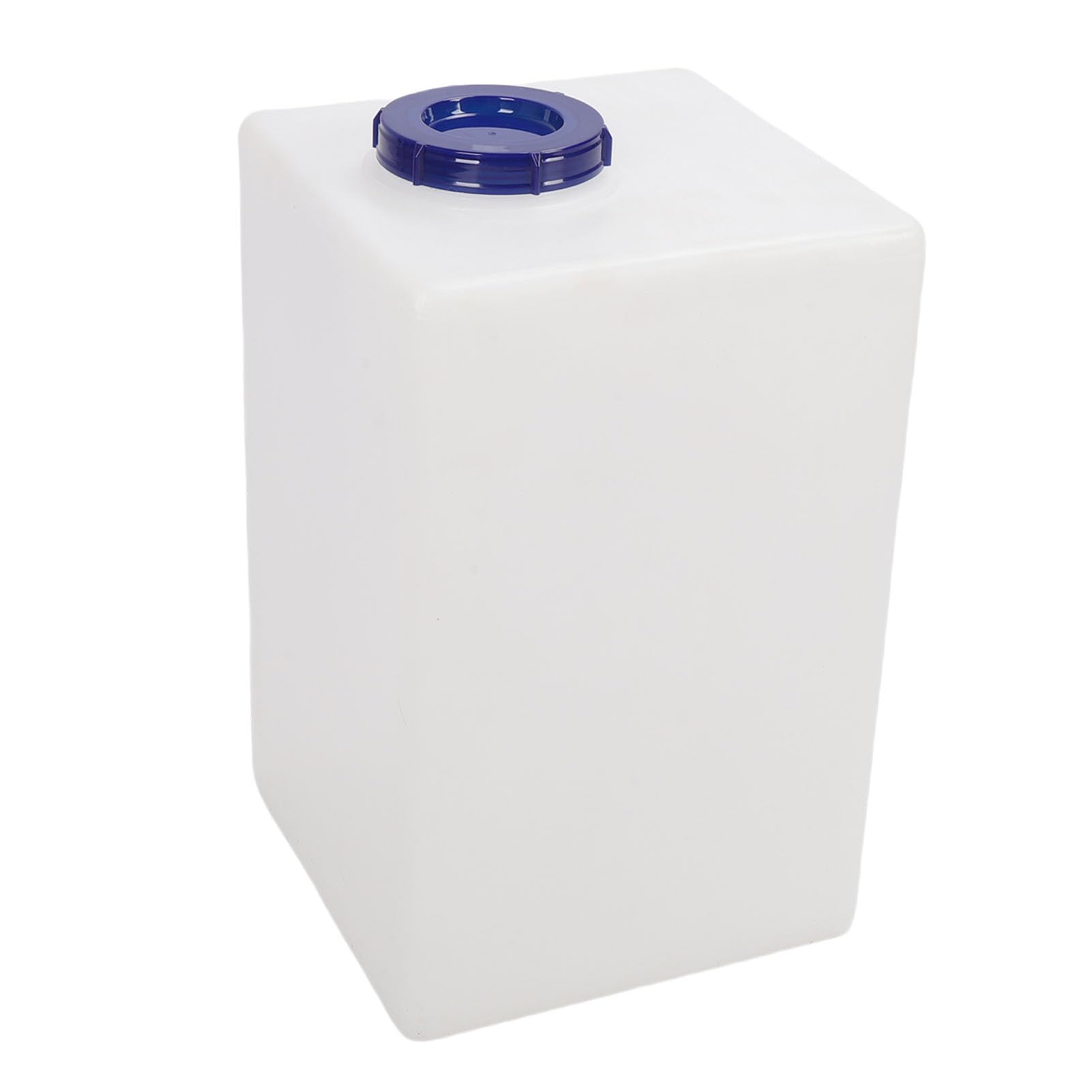 Fockety 11 galones RV Tanque de Agua, de Grado alimenticio LLDPE Recipiente de Almacenamiento de Agua con Gran diámetro de Entrada, para Acampar remolques Barcos 11.81x11.81x18.50in
