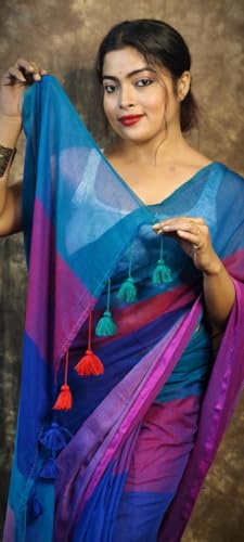 Image of Pure Cotton Saree | Soft & Lightweight | Handloom Woven Elegance for Festive & Casual Wear