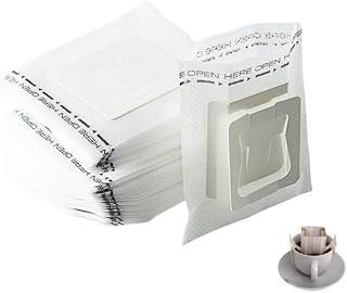 Coffee Filter Bag,Coffee Tea Bag,Drip Bag Coffee ,Suitable for Single Cup, Office, and Outdoor Use With Ease (50)