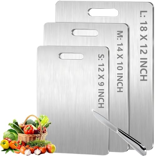 Titanium Cutting Board - 100% Pure Titanium Cutting Boards for