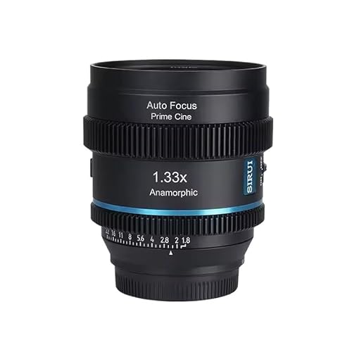 20mm 40mm T1.8 1.33x S35 Anamorphic Cine Lens Auto Focus Cinema With STM Motor,Compatible For Sony E Nikon Z Fuji X M4/3 L Mount