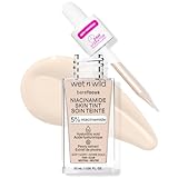 wet n wild Bare Focus Skin Tint, 5% Niacinamide Enriched, Buildable Sheer Lightweight Coverage, Natural Radiant Finish, Hyaluronic & Vitamin Hydration Boost, Cruelty-Free & Vegan - Soft Ivory