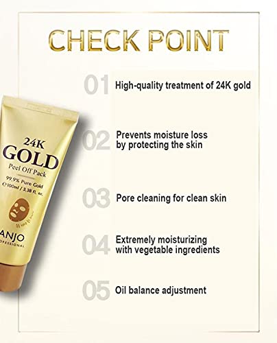 ANJO Professional 24K Gold Peel Off Pack 2EAx100ml/1+1