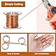 Electroculture Gardening Kupferdraht 1Mm X 10M, Kupferlackdraht Für Die Schmuckherstellung, Isoliert Copper Wire, Biegsam Reiner Kupferdraht Für Garten, Pflanzen,Elektrotechnik, Diy, Handwerk