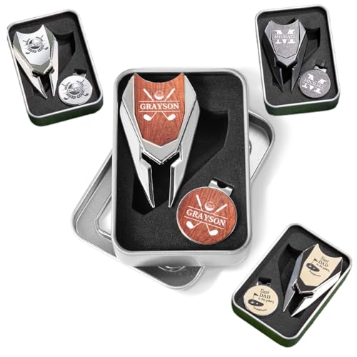 Getname Necklace Custom Engraved Golf Divot Repair Tool and Golf