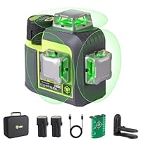 Amazon | LasGoo LG-3Dx グリーンレーザー墨出し器 3x360°、3D 墨出し