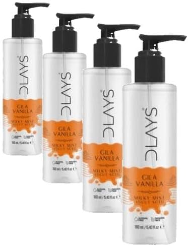 Dlays Gila Vanilla Milky Mist 160 ml Kadın Vücut Sütü (4 paketi)