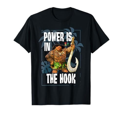 T-shirt Maui Disney le pouvoir est dans l'hameçon look été décontracté