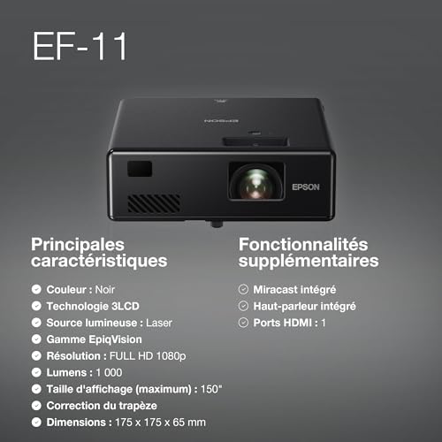 Mini vidéoprojecteur EF 11 - vue 7