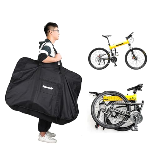 UBORSE Transporttasche für Klappfahrrad 26\'\' Transport Klapprad Tasche Tragetasche Wasserdicht 600D Aufbewahrungstasche für 26-29 Zoll BikeTasche für Klappfahrrad Outdoor-Fahrradzubehör(Schwarz) UBORSE Transporttasche für Klappfahrrad 26\'\' Transport Klapprad Tasche Tragetasche Wasserdicht 600D Aufbewahrungstasche für 26-29 Zoll BikeTasche für Klappfahrrad Outdoor-Fahrradzubehör(Schwarz)