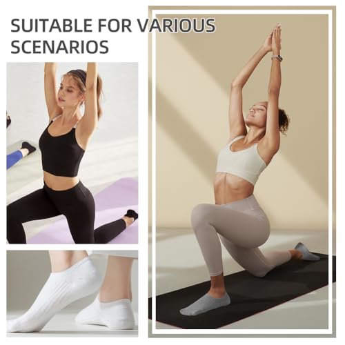 Image of 15 Pairs Low Cut Ankle Socks, No Show Socks, Breathable Athletic Socks Bulk for Sport, Running Ankle Socks