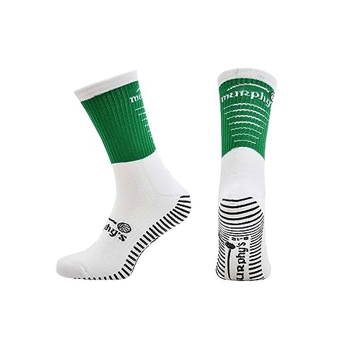 Murphys Naturals Unisex Kids Pro Mid Gaa Grip Junior Socks, Maroon/White, 3-5 EU