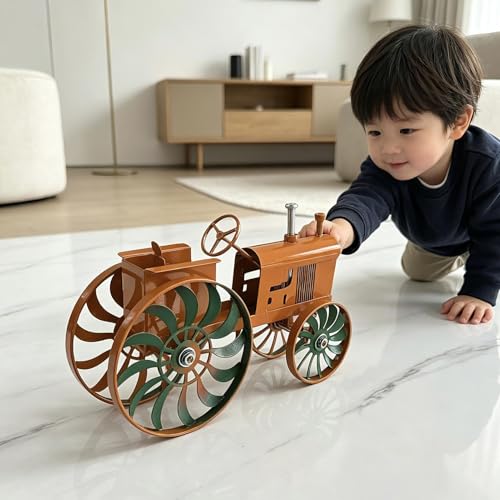 Carillons à vent tracteur pour jardin terrasse et chemin rustique - 4