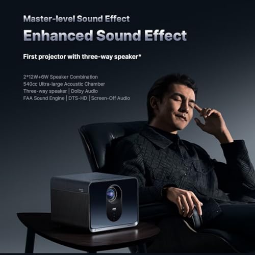 Formovie X5 Laser Projector 2450 CVIA Lumens ALPD Technology 4K Ultra HD Smart Home Theatre Screen Up to 1000 inch Compatible avec Le Chinois et l'anglais Uniquement – Image 5