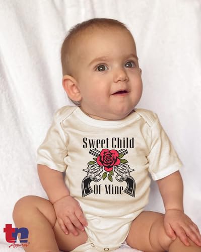 TeeNow - Sweet Child Of Mine - Short Sleeve Baby Infant Bodysuit - Boy/Girl3