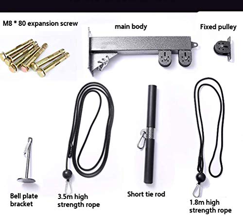 Ipanda Diy Pulley Cable Machine Attachment System With Loading Pin For Lat Pull Down Tricep And Ab Pulldowns Biceps Curl Forearm At Home Gym (02) #TOP4