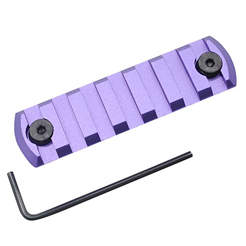 Keymod Rail Section Purple Color for Picatinny & Weaver Rail