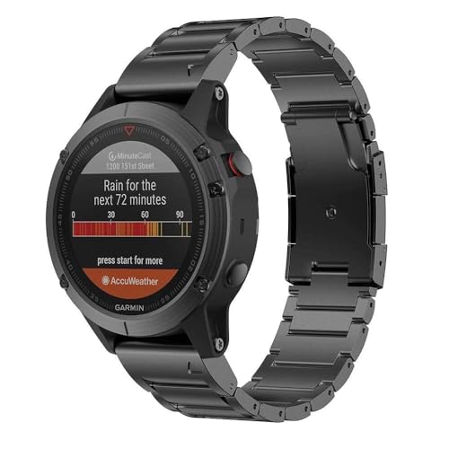 Bracelet en alliage de titane 22mm pour montre Fenix 6 et Forerunner