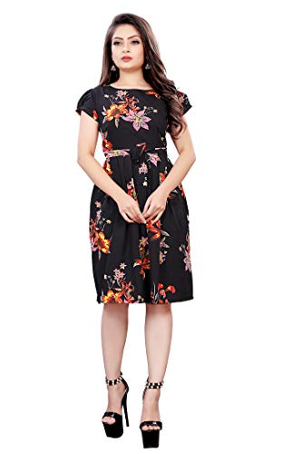 Image of AA Creation Women's Fit And Flare Knee Length Dress