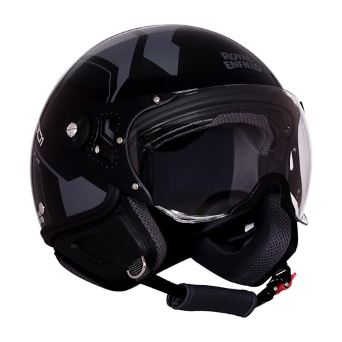 ROYAL ENFIELD Airforce 1901 Open Face Helmet | Certification: ISI...