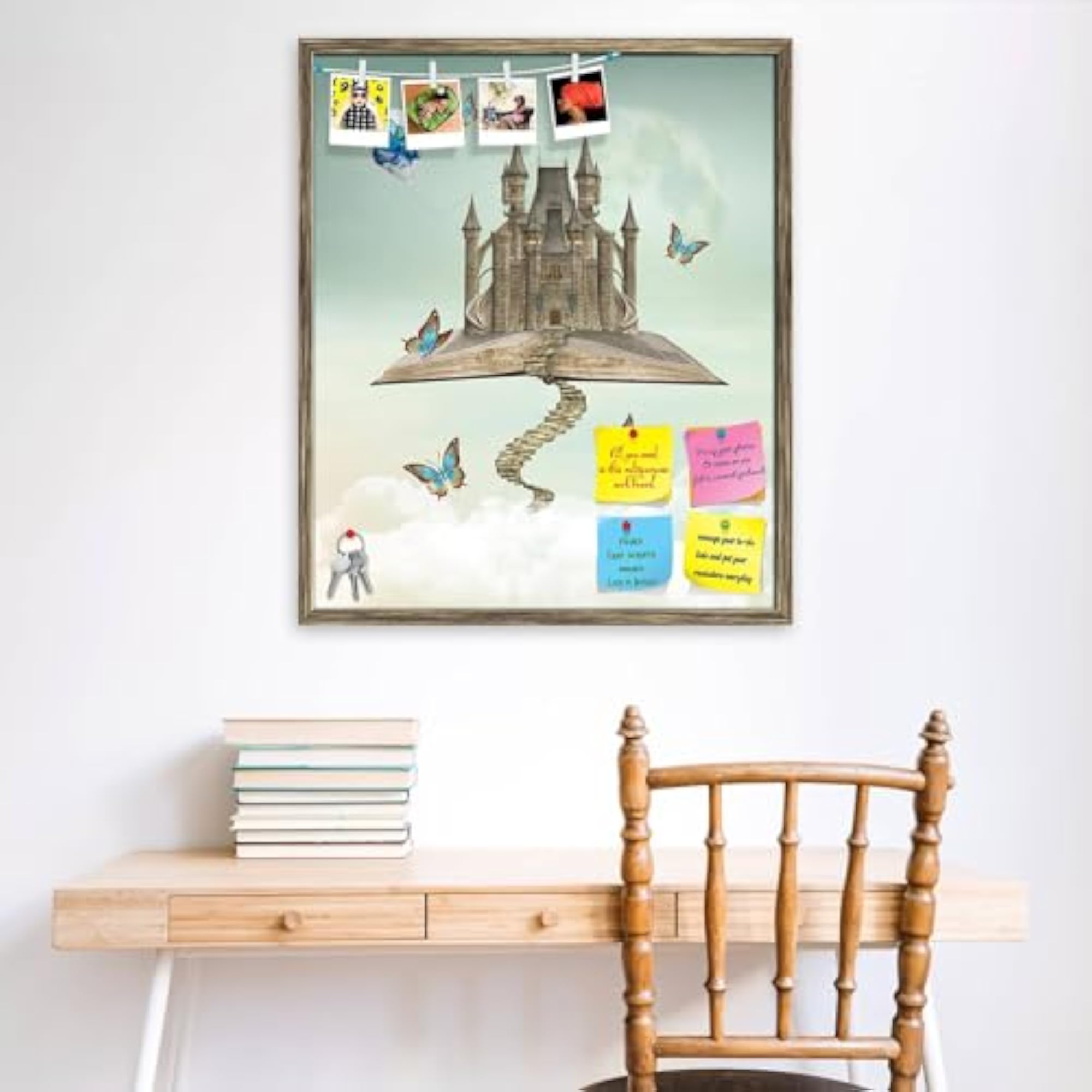 Fairy Tale D2 Bulletin Board with Push Pins & Sticky Notes