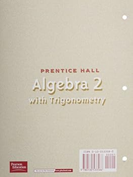 Paperback Algebra 2 with Trigononmetry by Smith Practice Workbook 2001c Book