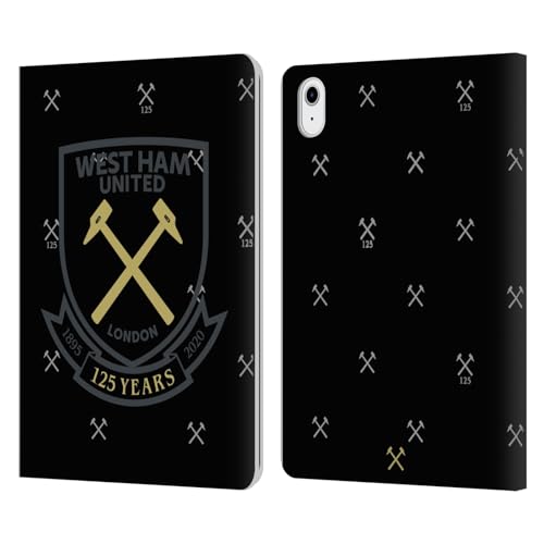 Étui en cuir iPad Air 2020/2022 West Ham United FC kit Third 2020/21 avec emplacements cartes