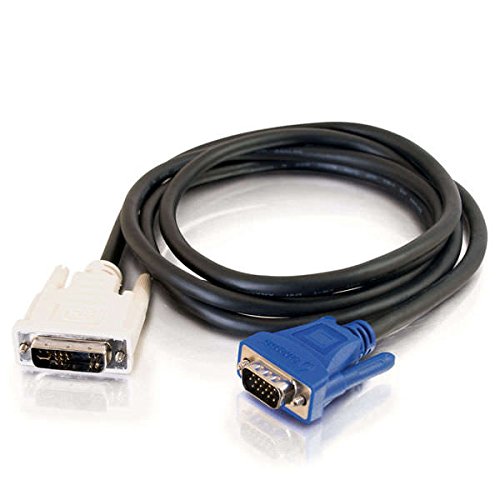 C2G 25823 Dvi Male To Vga (Hd15) Male Video Cable, Black (16.4 Feet, 5 Meters) #TOP2
