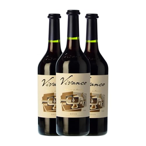 Vivanco Rioja Reserva 75 cl Vino tinto (Caja de 3 Botellas de 75 cl)