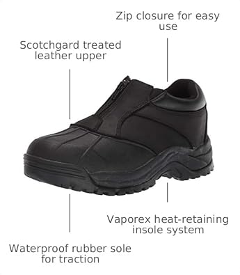 Propet Mens Blizzard Ankle Zip Snow Boot
