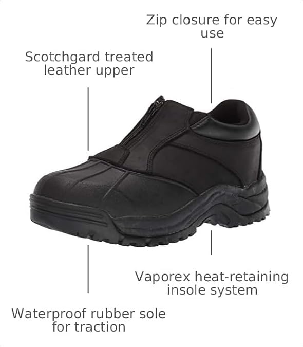 Propet Mens Blizzard Ankle Zip Snow Boot
