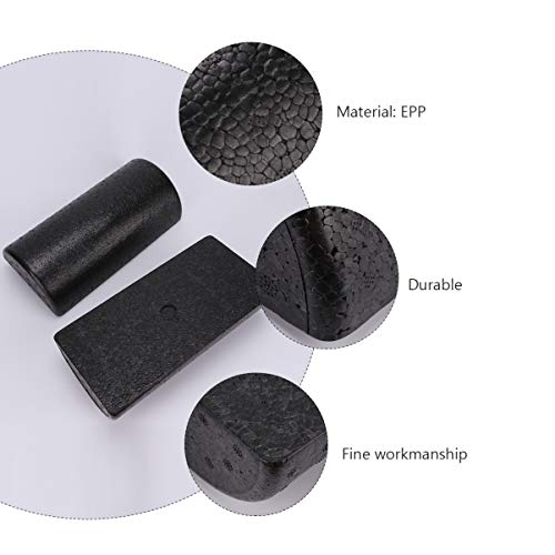 2 rolos musculares de espuma de alta densidade da Besportble, rolo de massagem semiesportivo, dispos