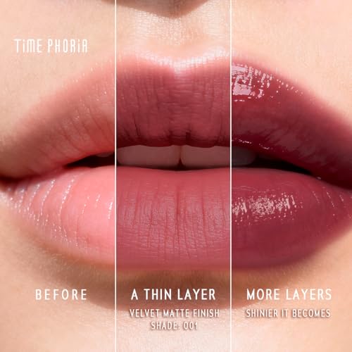 Image of Elixir Velvet-Shine Switching Lip Tint, 2-in-1 Velvet & Shine Lip Cream, Hydrating Long Lasting Liquid Lipstick, Blurs Lip Lines, Lightweight Non-Sticky with Vitamin E 018 Cyprus
