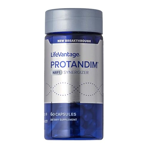 LifeVantage Protandim NRF1 Synergizer NRF1 Activator for Cellular Health Function ATP Production Mitochondrial Supplements for Energy Vitality & Aging Support 60 Capsules