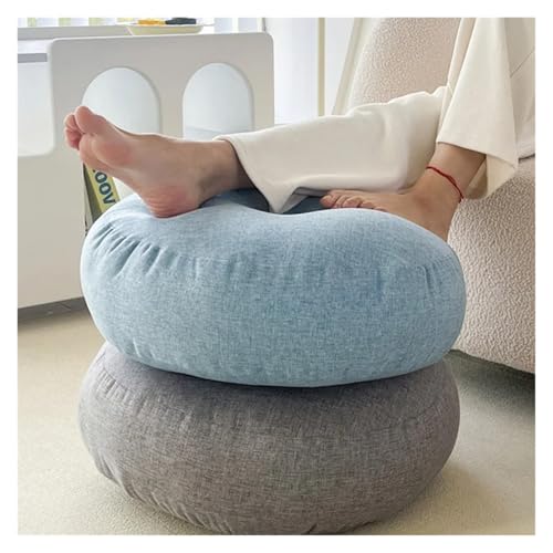 Cojín de meditación en lino premium grueso para silla de oficina y suelo 6