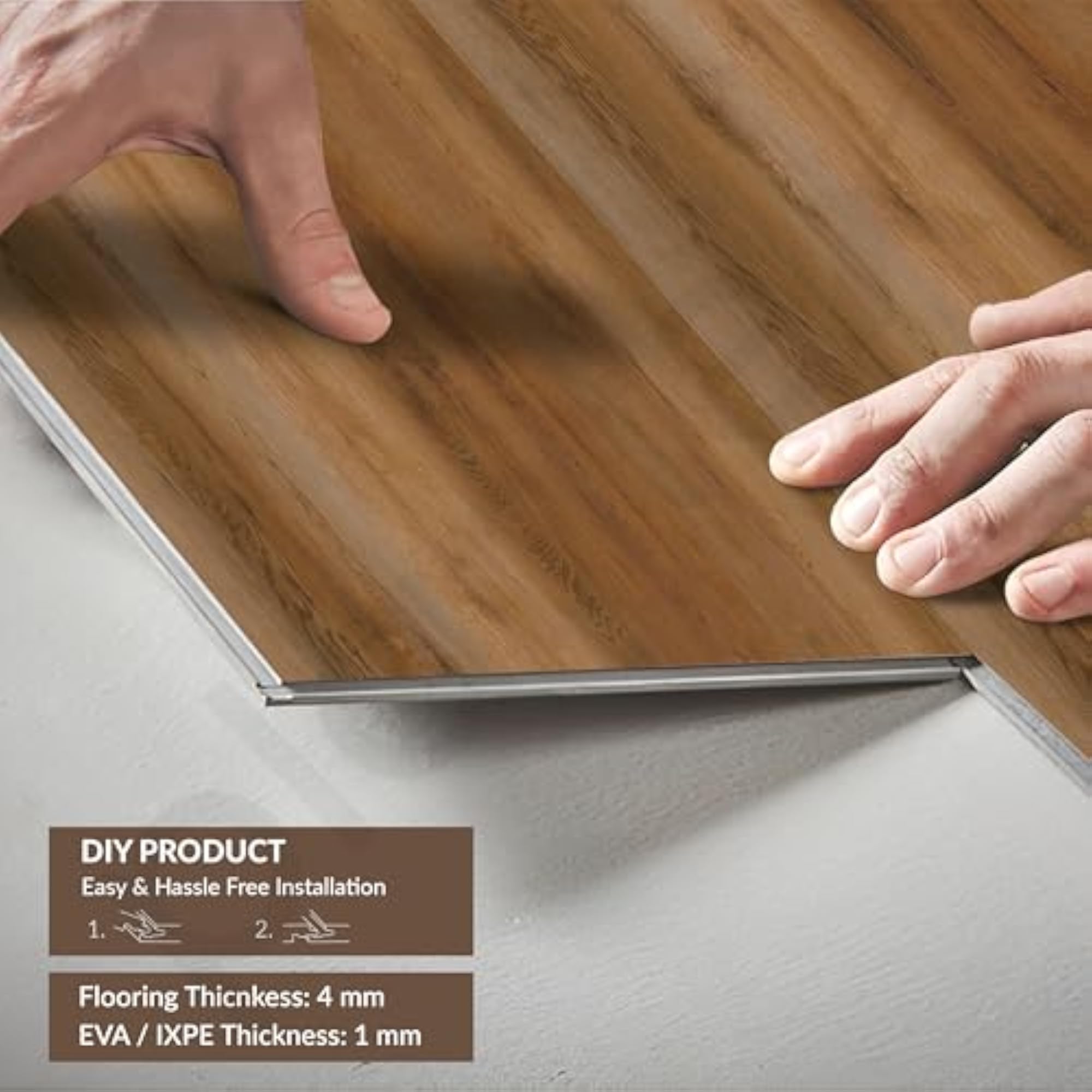 SPC Interlocking Sound Insulated Floor Tiles
