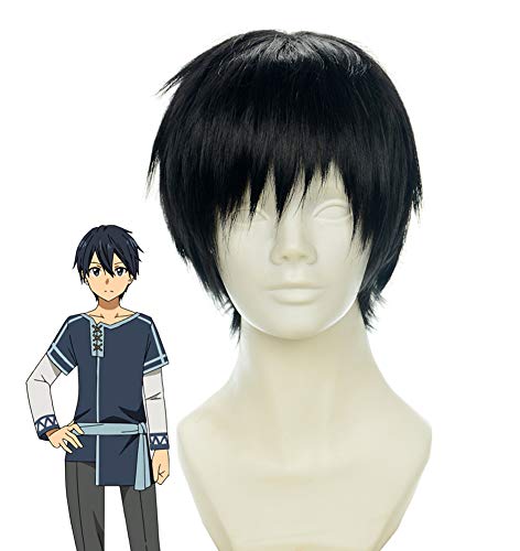 Telacos Sword Art Online Alicization Kirigaya Kazuto Kirito Cosplay Wig Cosplay Costume Hair