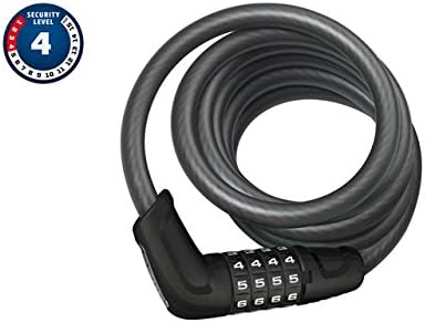 Miniatura 2 de ABUS Cerradura de cable de bobina combinada serie 6, negro, 72.8 in0.472 in
