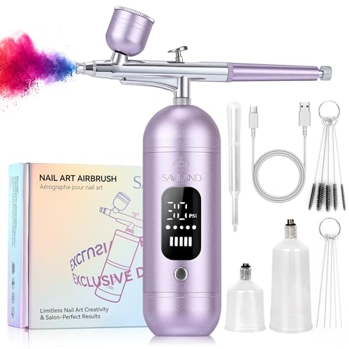 SAVILAND 30PSI Airbrush Kit for Nails