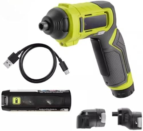 FVD51K Fits For RYOBI Lithium Multi-Head Screwdriver Kit with 2Ah Battery and Charging Cable