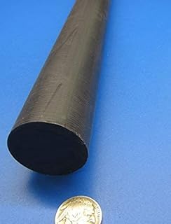 Black Nylon Extruded Round Rod 1.50