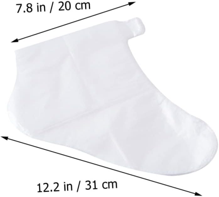 Disposable Foot Covers Moisturizing Foot Socks for Spa Pedicure Liners Random