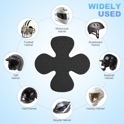 YiePhiot Motorcycle Helmet Liner, Motorcycle Helmet Padding, Helmet Padding Inserts with Hook and Loop Reusable Washable Lining Pad for Hard Hat(1 Pack) - Thumbnail 5